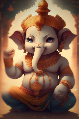 Cute Ganpati Bappa