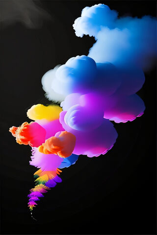 Colorful Cloud Swirl 🌈☁️