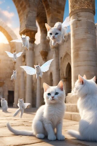 Enchanted Feline Flight 🐾✨