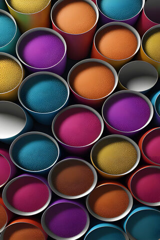 Colorful Paint Cans 🎨✨
