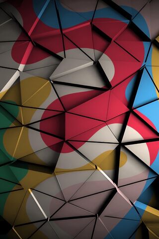 Vibrant Geometry: A Kaleidoscope of Color