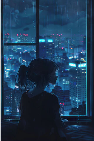 Rainy Night Reflections..