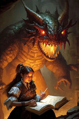 Dragon and Girl