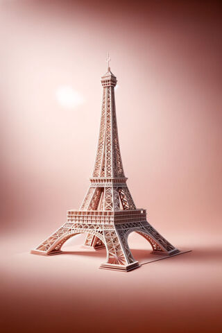 Elegant Eiffel Tower Model 🗼✨