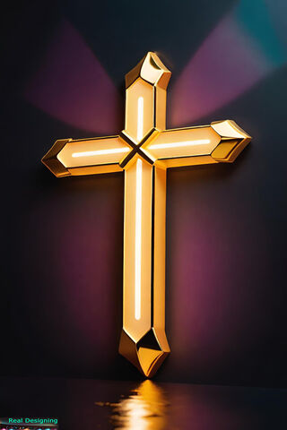 Radiant Cross Design ✨