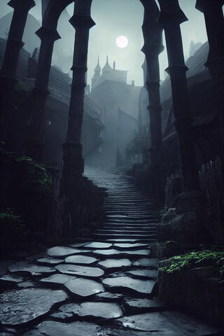 Enchanted Moonlit Path ..