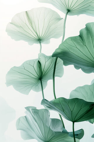 Ethereal Lotus Leaves 🌿✨