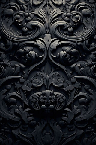 Elegant Black Baroque Design 🖤