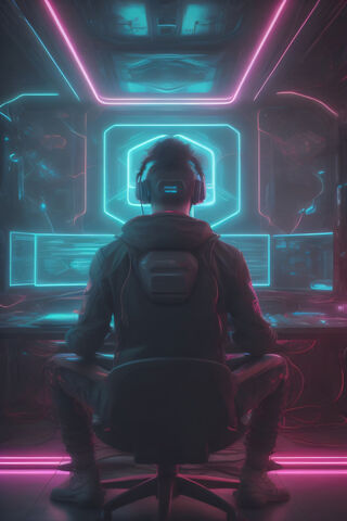Neon Dreams: The Gamer'..