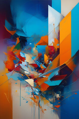 Vibrant Abstract Sympho..