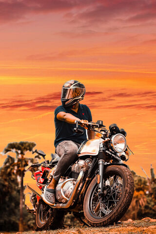Sunset Ride 🏍️🌅
