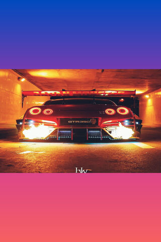 Nighttime Thrill: The GTR 350🔥