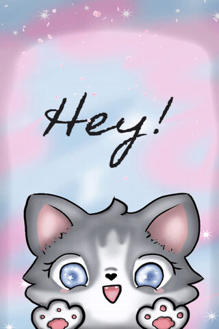 Cute Cat Greeting! 🐾✨