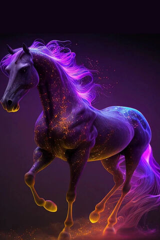 Enchanted Cosmic Stallion 🌌🐴