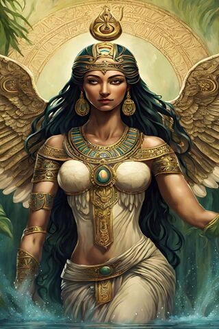 Divine Elegance: The Goddess Emerges 🌿✨