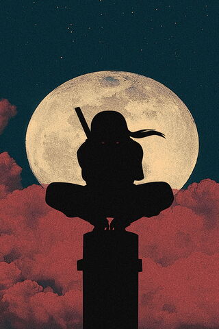 Ninja Under the Moon 🌕..