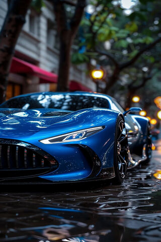Stunning Blue Supercar ..