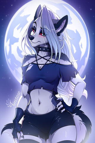 Moonlit Wolf Girl 🌕🐺
