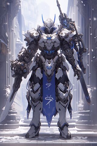 Epic Armored Warrior in..