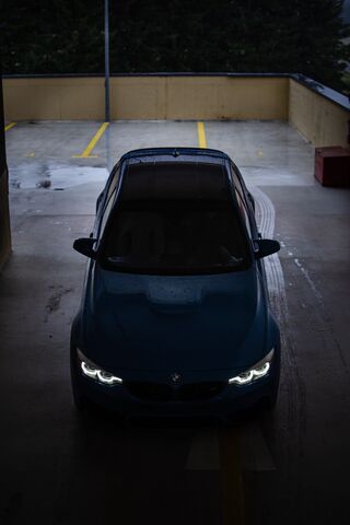 Sleek BMW in the Shadow..