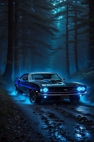 Mystical Night Ride 🌌🚗
