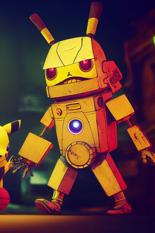 Robot Buddy and Pikachu Adventure! 🤖⚡