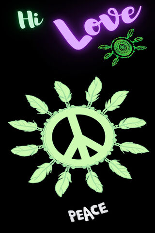 Vibrant Peace and Love ..