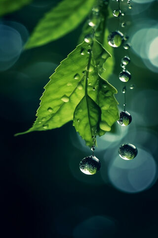 Nature's Jewels: Raindr..