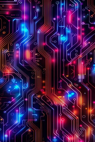 Neon Circuit Wonderland..