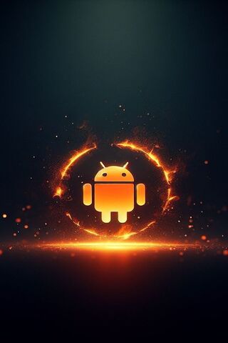 Orange Android Icon