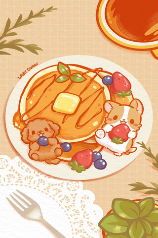 Sweet Pancake Pals 🥞🐾