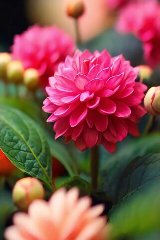 Vibrant Pink Dahlia 🌸