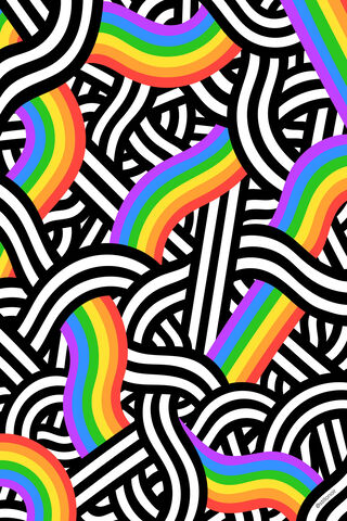 Colorful Rainbow Waves ..