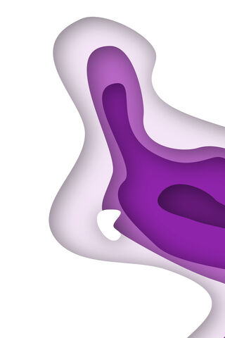 Purple Papercut