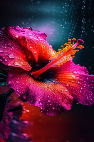 Radiant Hibiscus Blossom 🌺✨