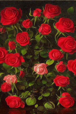 Blooming Romance: A Garden of Roses 🌹
