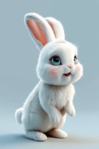 Adorable 3D Bunny 🐰✨