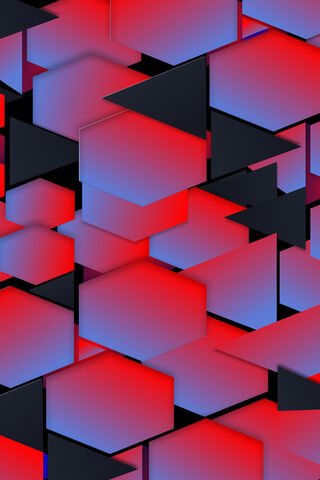 Geometric Glow: A Dance of Shapes ✨🔶
