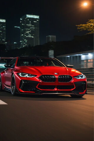 Red BMW
