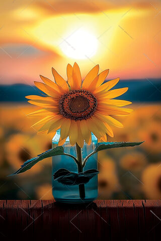 Radiant Sunflower at Su..