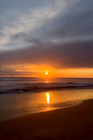 Sunset At Beach