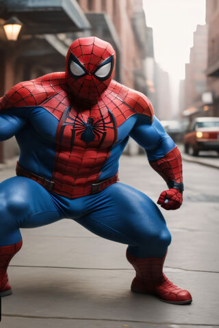 Spider-Man Strikes a Po..