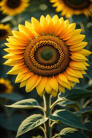 Sunlit Symphony: A Flor..