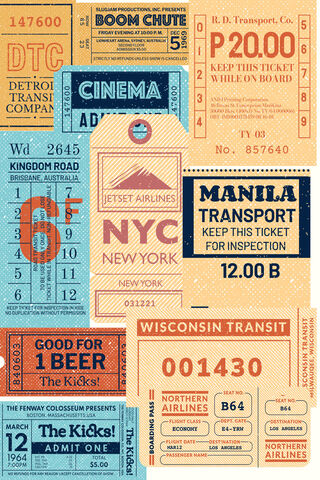 Vintage Ticket Collecti..