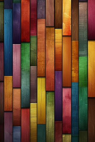 Vibrant Wooden Palette 🌈