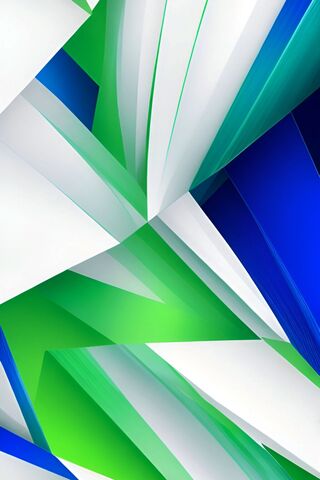 Vibrant Geometric Waves..