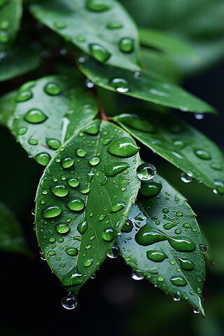 Water With Leaf