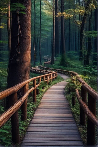 Serene Forest Path 🌲✨
