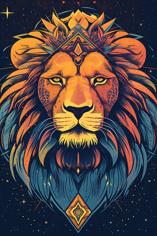 Cosmic Lion Majesty 🌌🦁