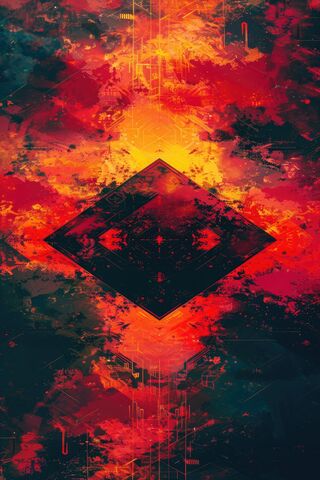 Abstract Red43
